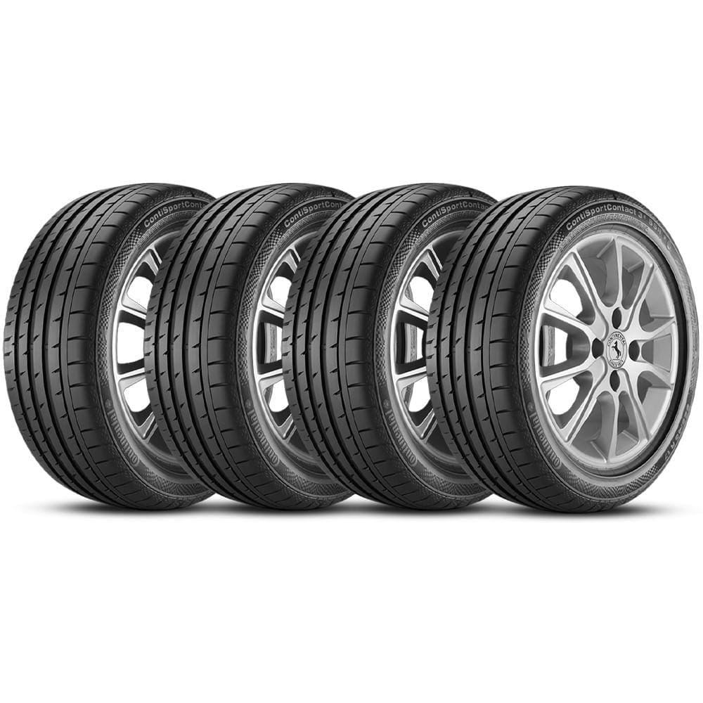 Kit 4 Pneu Continental 205/45r17 84w Contisportcontact 3 Ssr