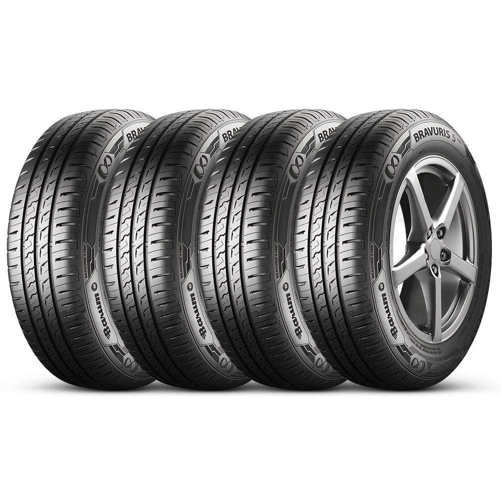 Kit 4 Pneu Barum By Continental 195/65r15 91h Bravuris 5hm
