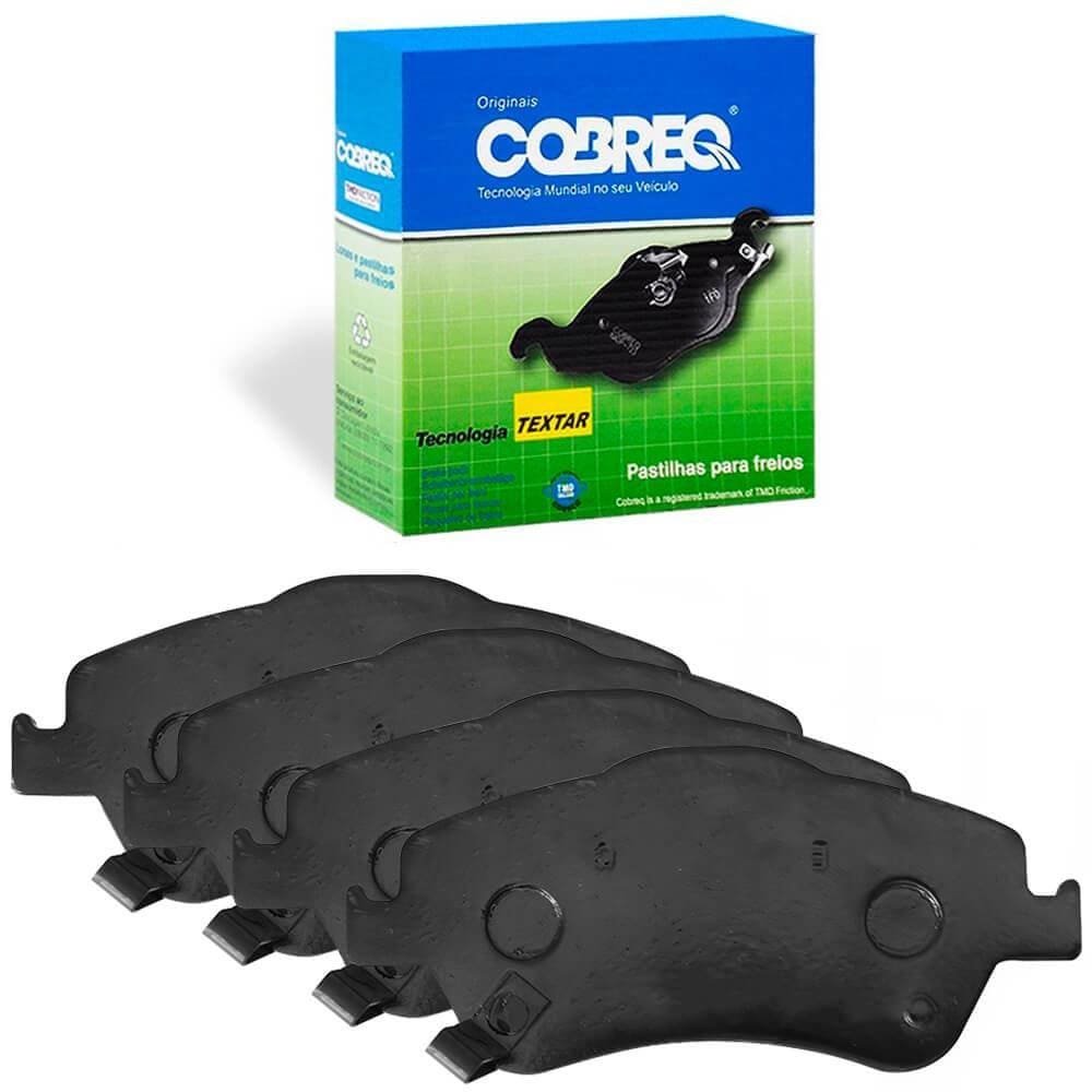 Kit Pastilha Freio Fiat 500 Bravo Dianteira Bosch Cobreq