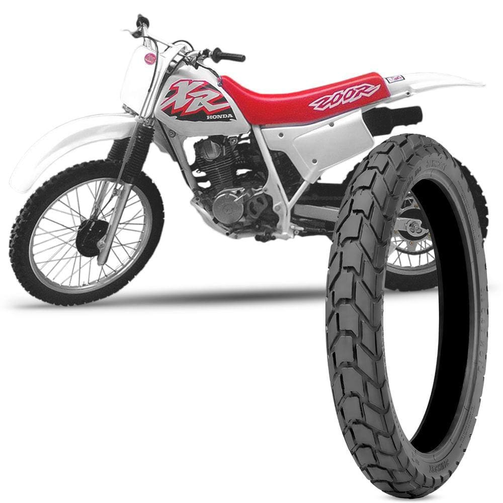 Pneu Moto Xr 200 Technic 110/80-18 58p Traseiro Tt T&c