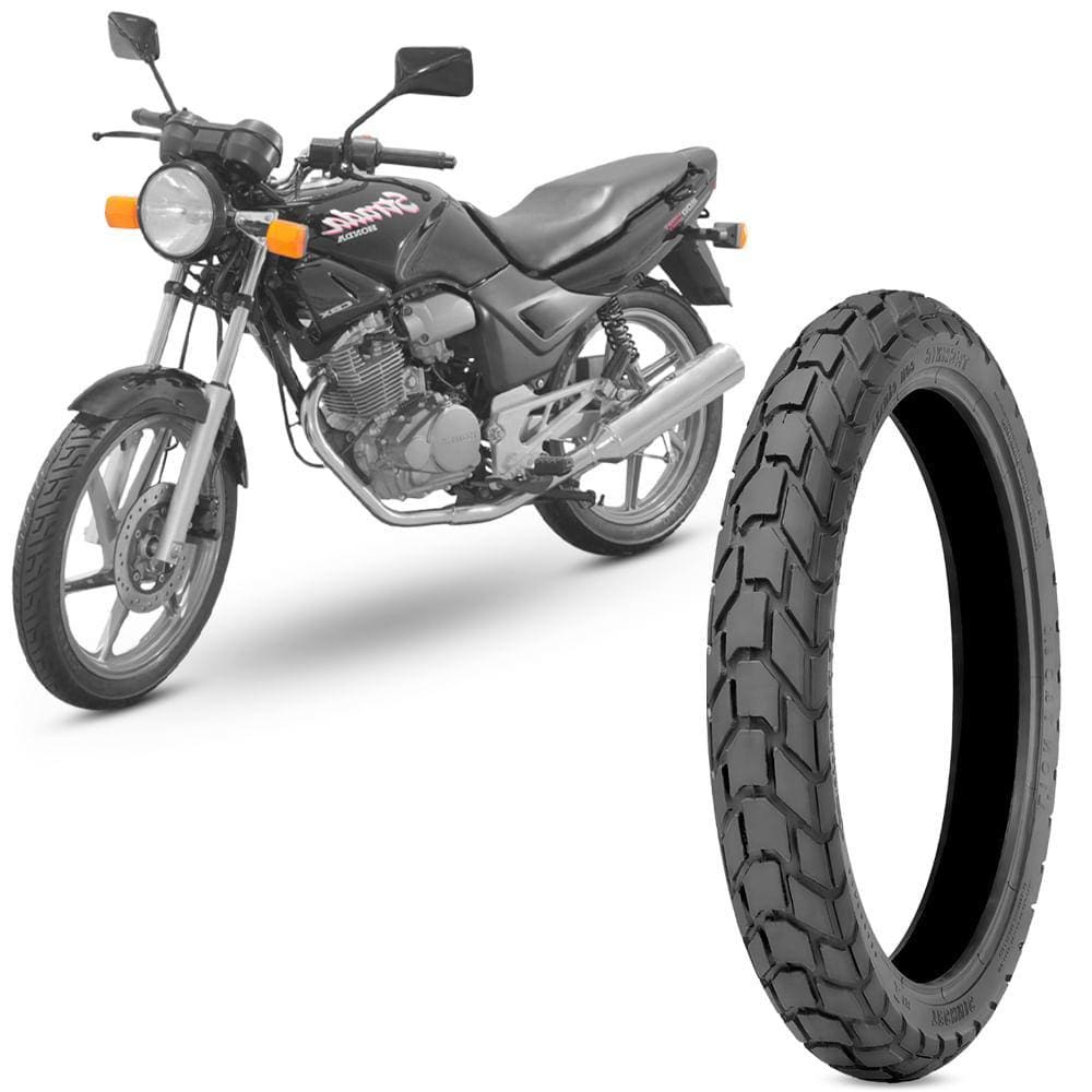 Pneu Moto Cbx 200 Technic Aro 18 90/90-18 57p Traseiro T&c