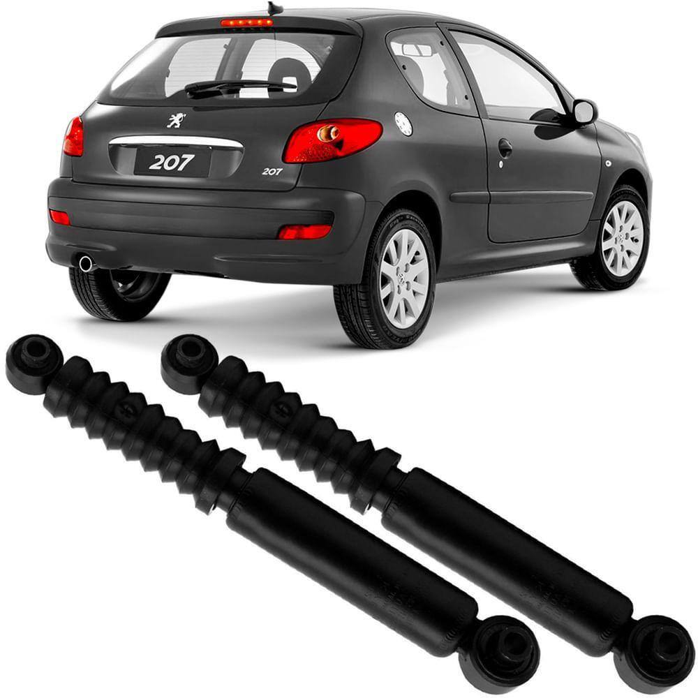2 Amortecedor Peugeot 207 08/10 Traseiro Le Ld 341249 Kayaba