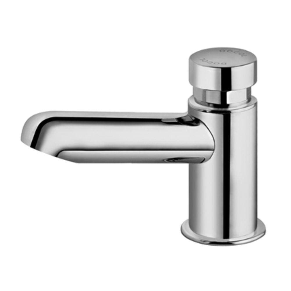 Torneira De Mesa Para Banheiro Alfa Pressmatic 00446106 - Docol