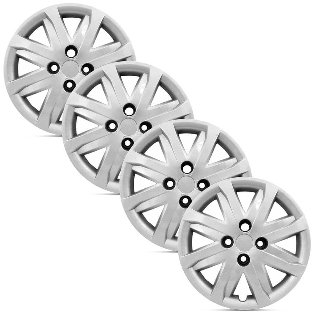 Jogo 4 Calota Modelo Original Gol G5 Prata Aro 13 Grid