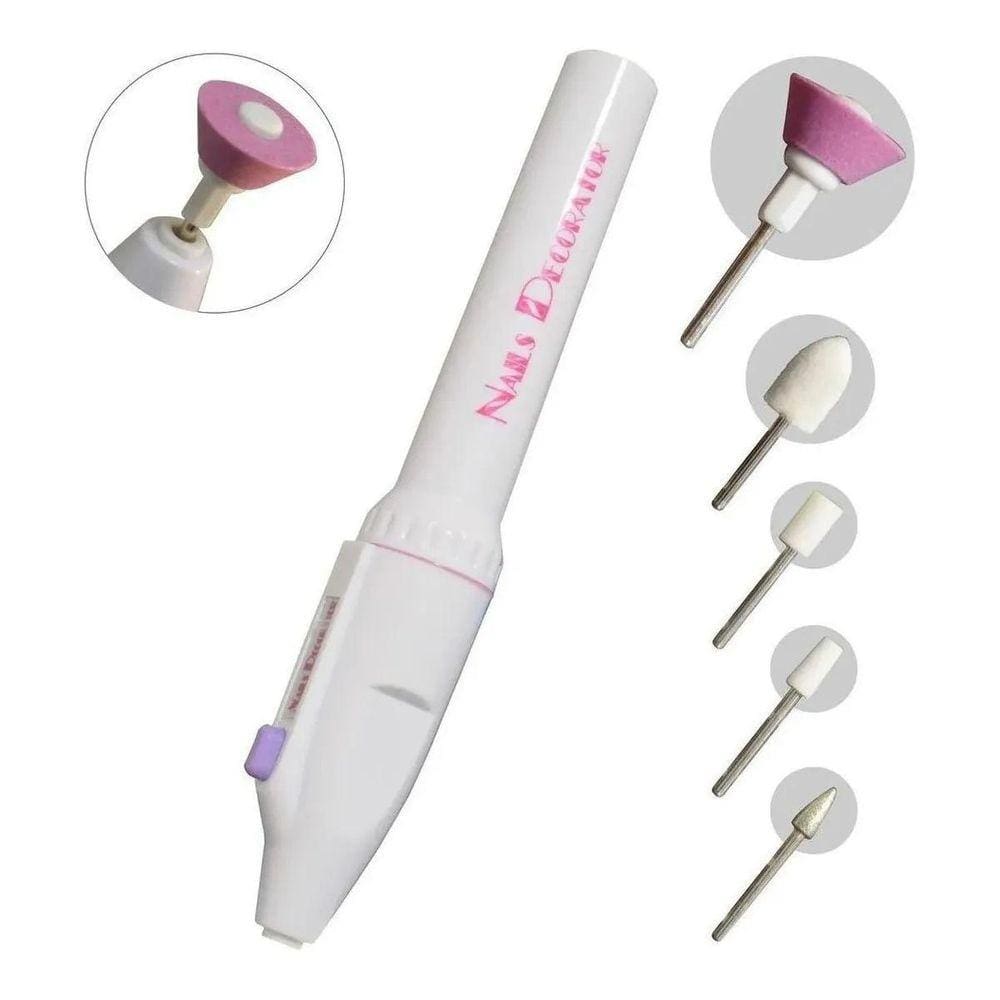 Lixadeira Lixa Eletrica De Unha Profissional Tira Cutícula