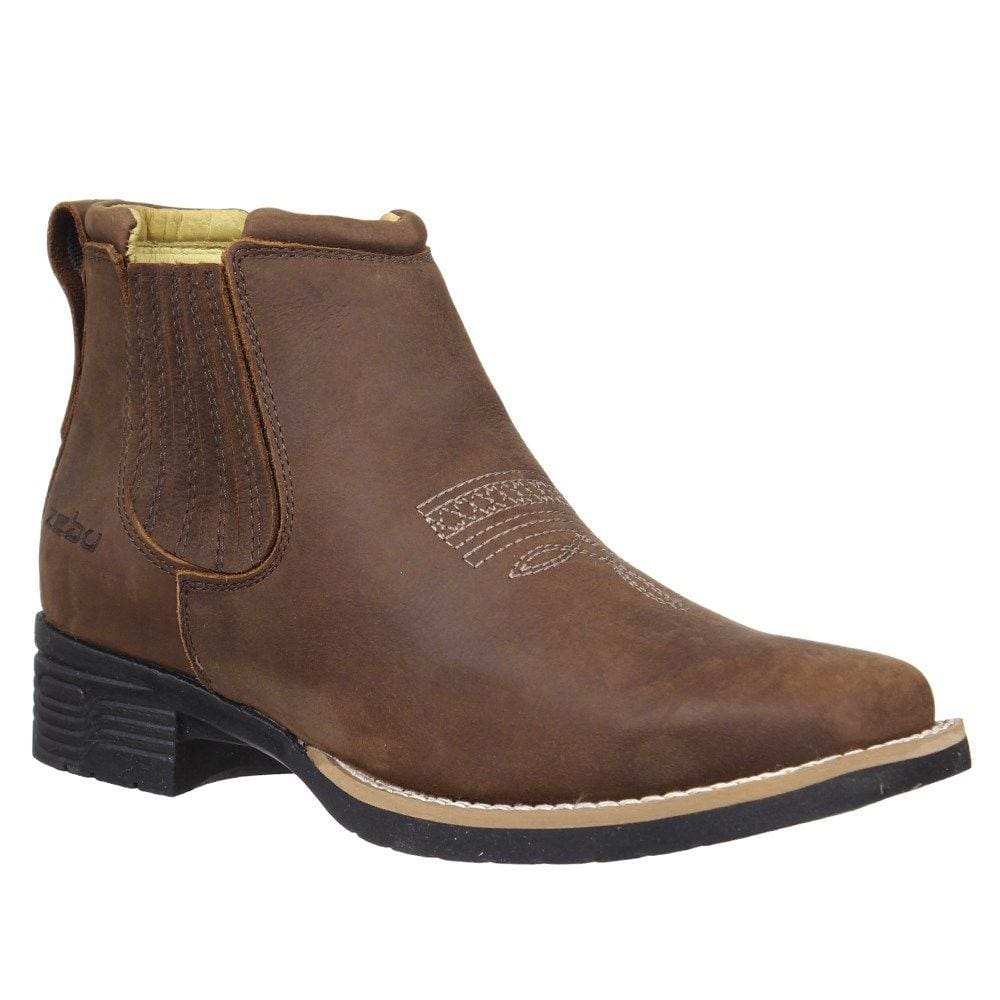 Botina Feminina Bico Quadrado Terra Zebu 33575