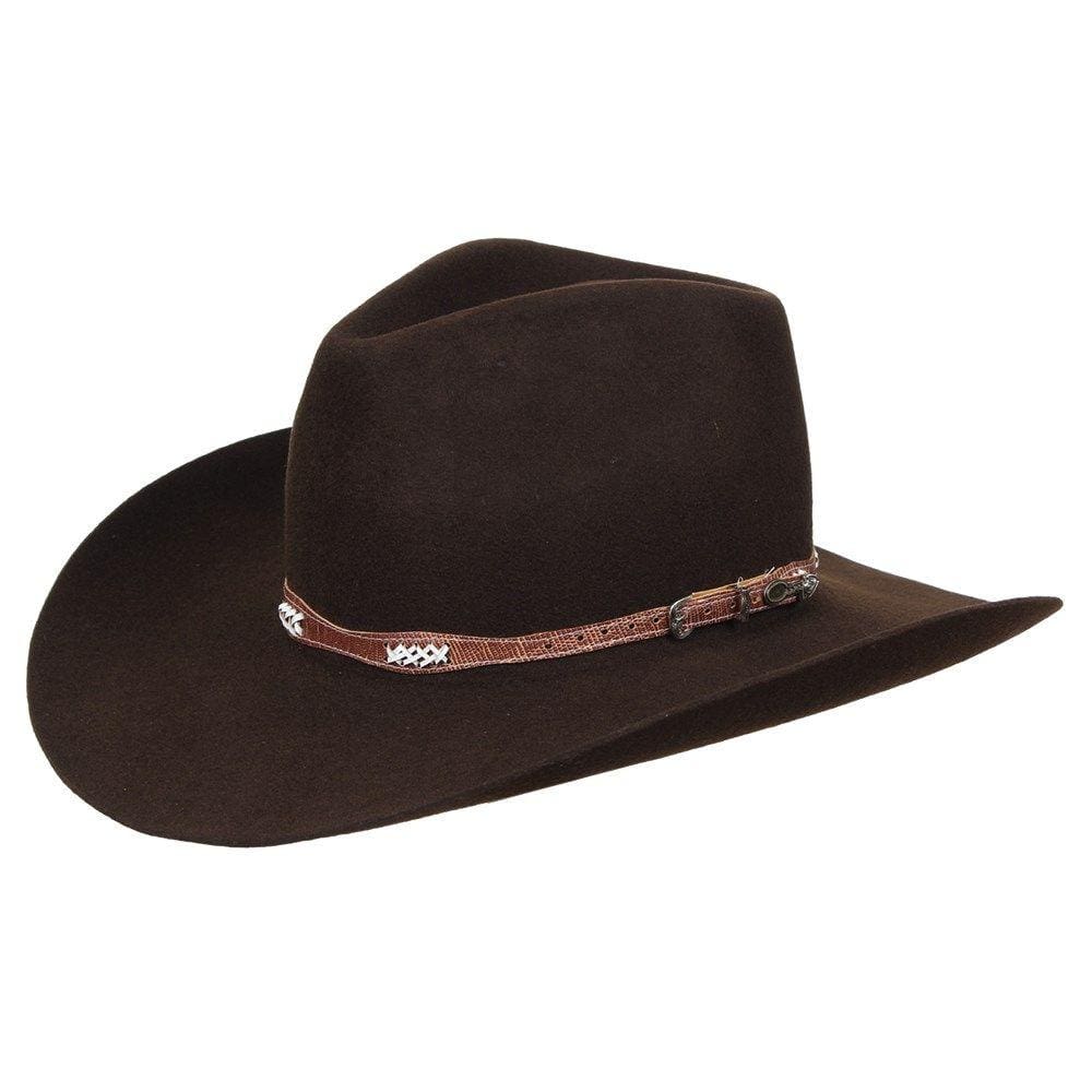 Chapéu Country de Feltro Chocolate Cury 33481