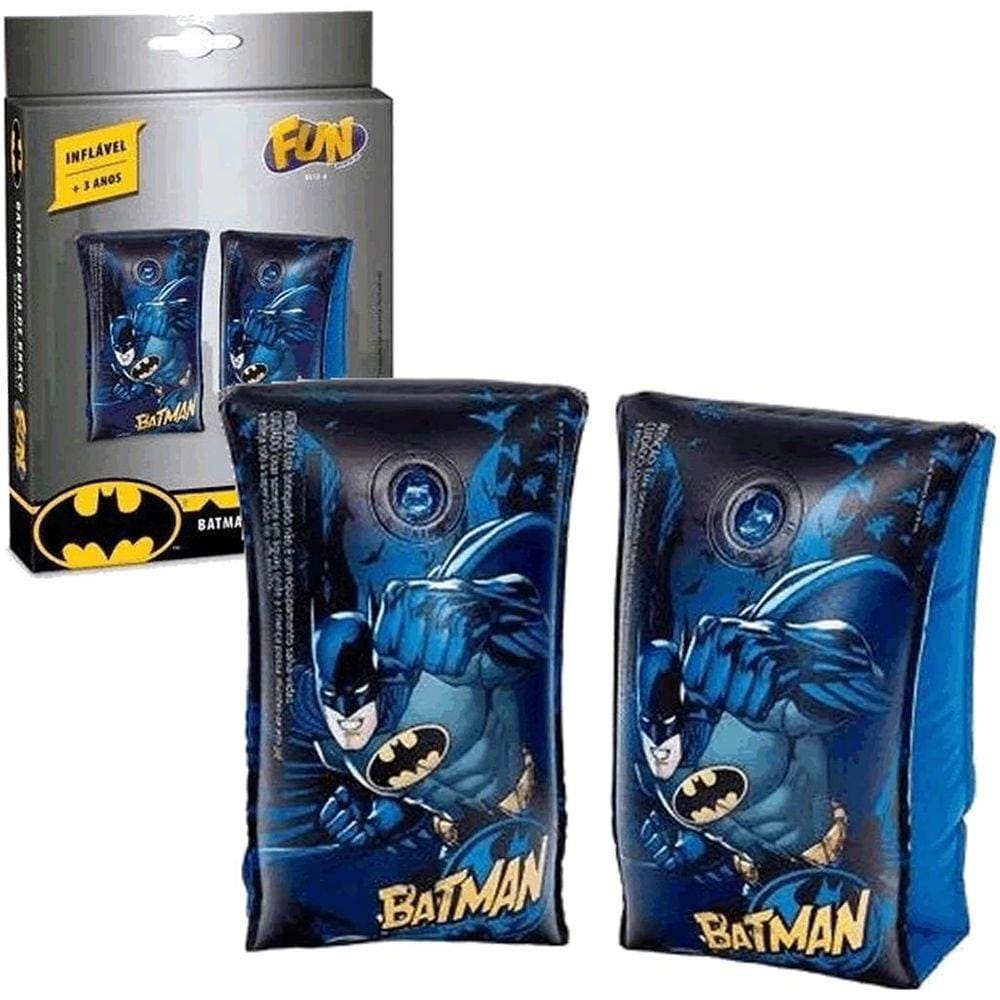 Boia de Braço Inflável Infantil Batman Dc Comics Fun