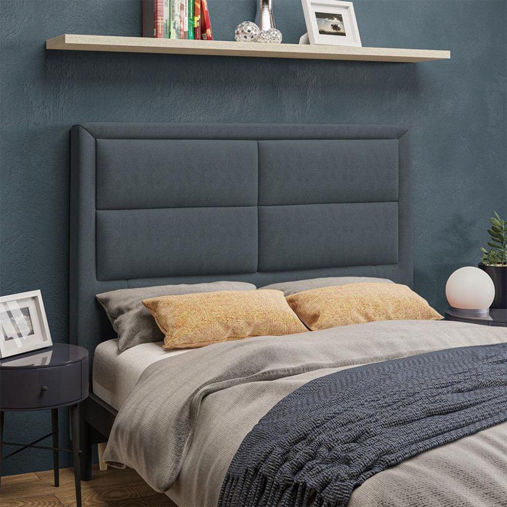 Cabeceira Estofada Casal 140cm Veloplus Estoril Dobuê