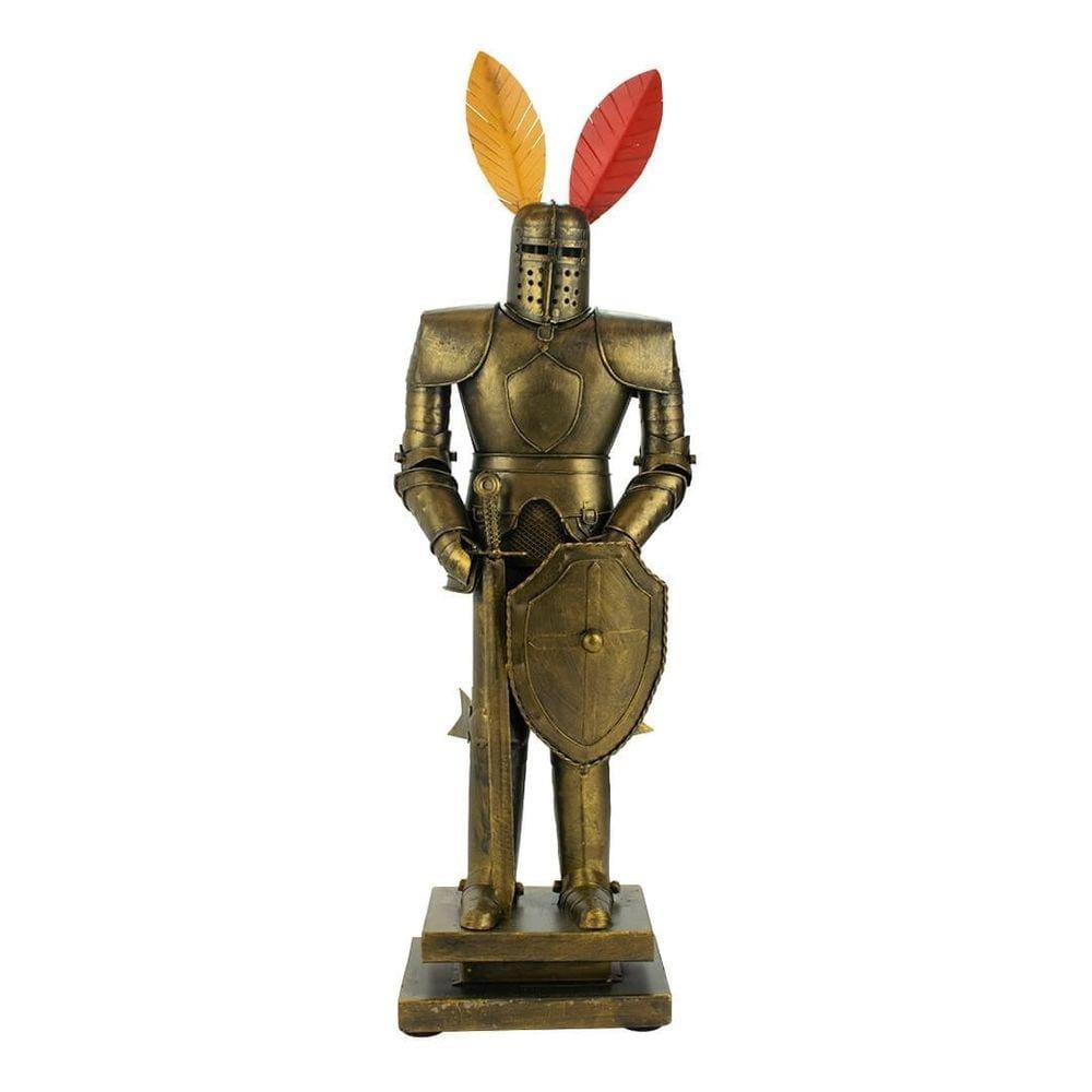 Armadura Medieval Escudo E Espada Estilo Retrô Vintage