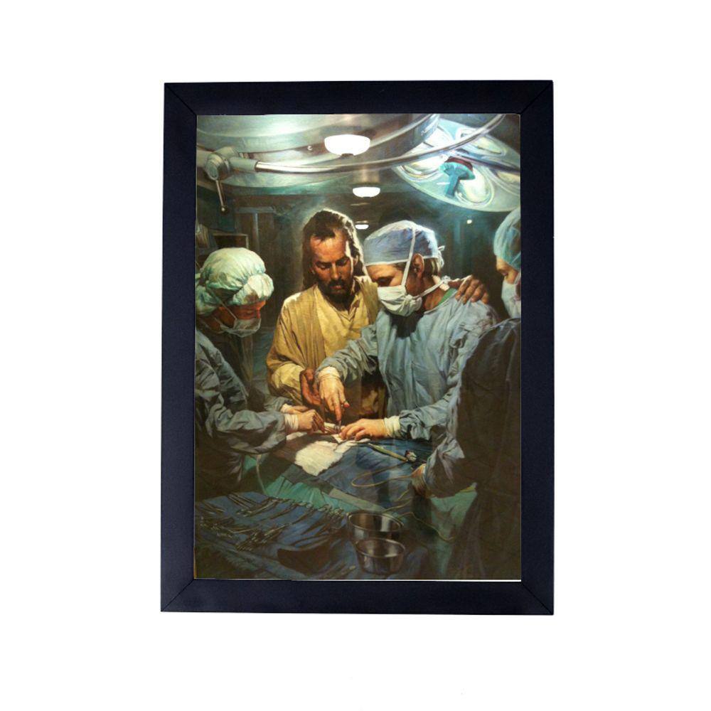 Lindo Quadro decorativo jesus cristo medicina P8447
