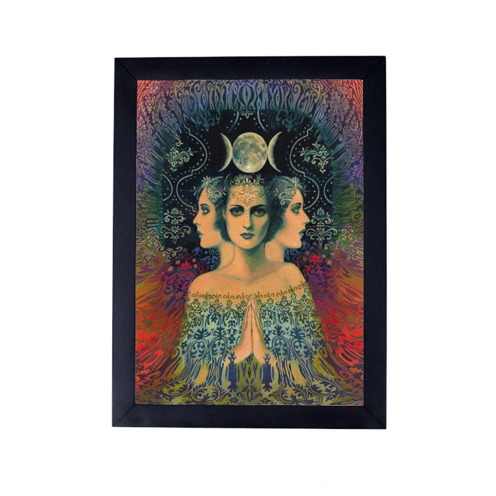 Lindo Quadro decoração esoterica deusa triplice P8444