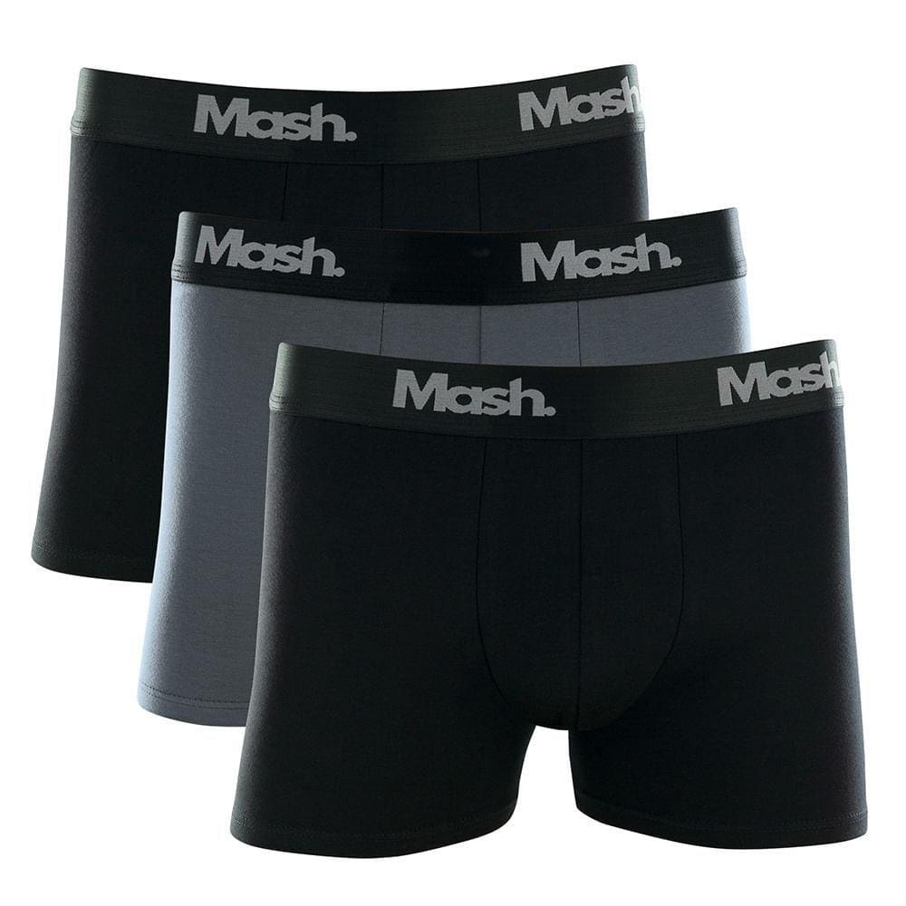 Kit 3 Cuecas Boxer Mash Cotton Masculina