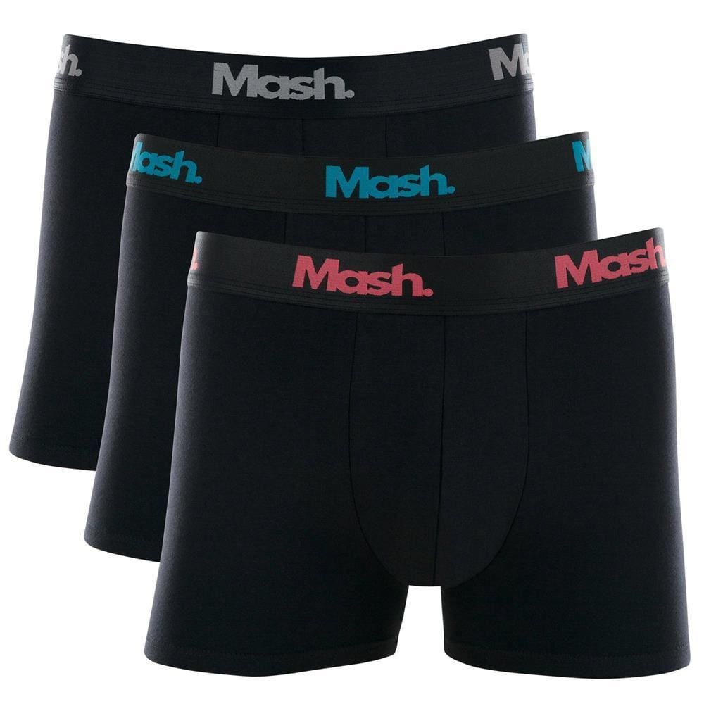 Kit 3 Cuecas Boxer Mash Cotton Masculina