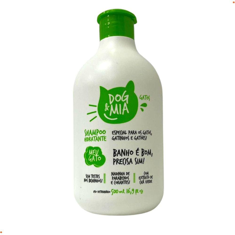 Shampoo Hidratante Gatos Meu Gato Dog & Mia 500ml