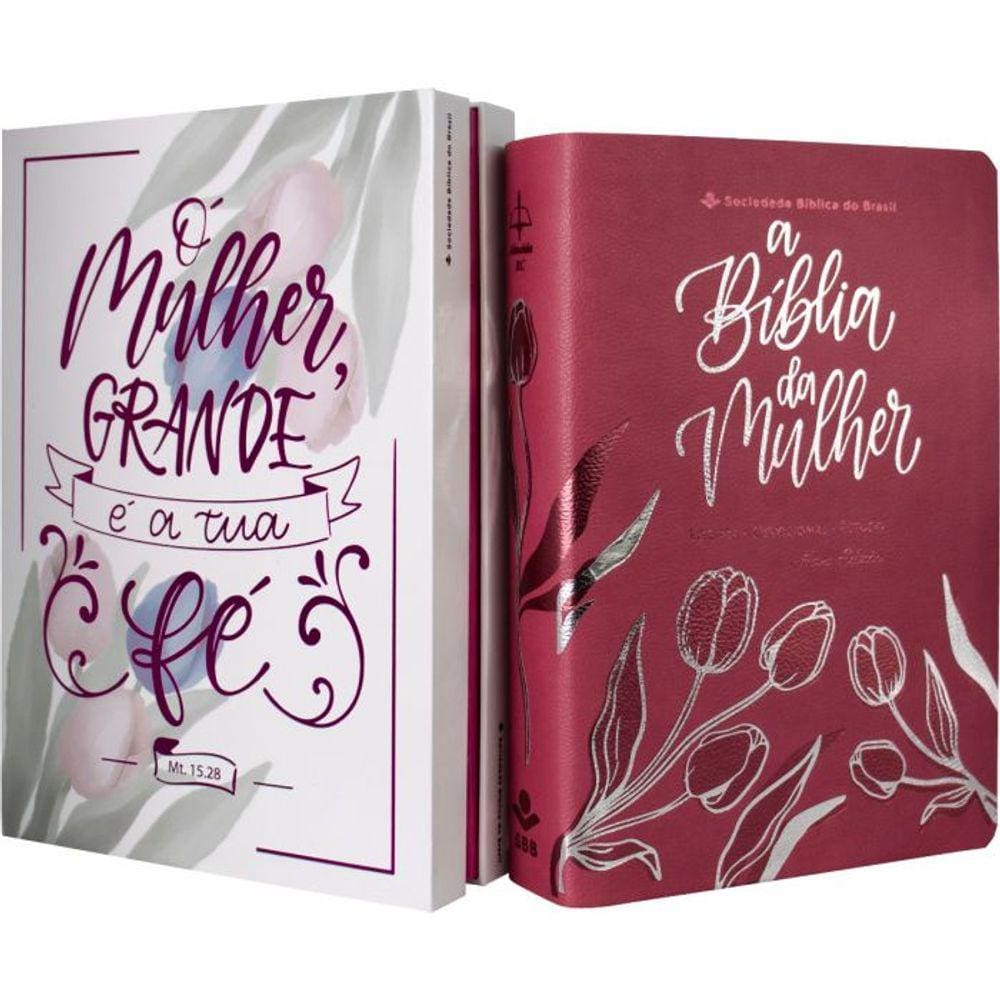 Bíblia Da Mulher  - Rosa - Nova Edição Arc