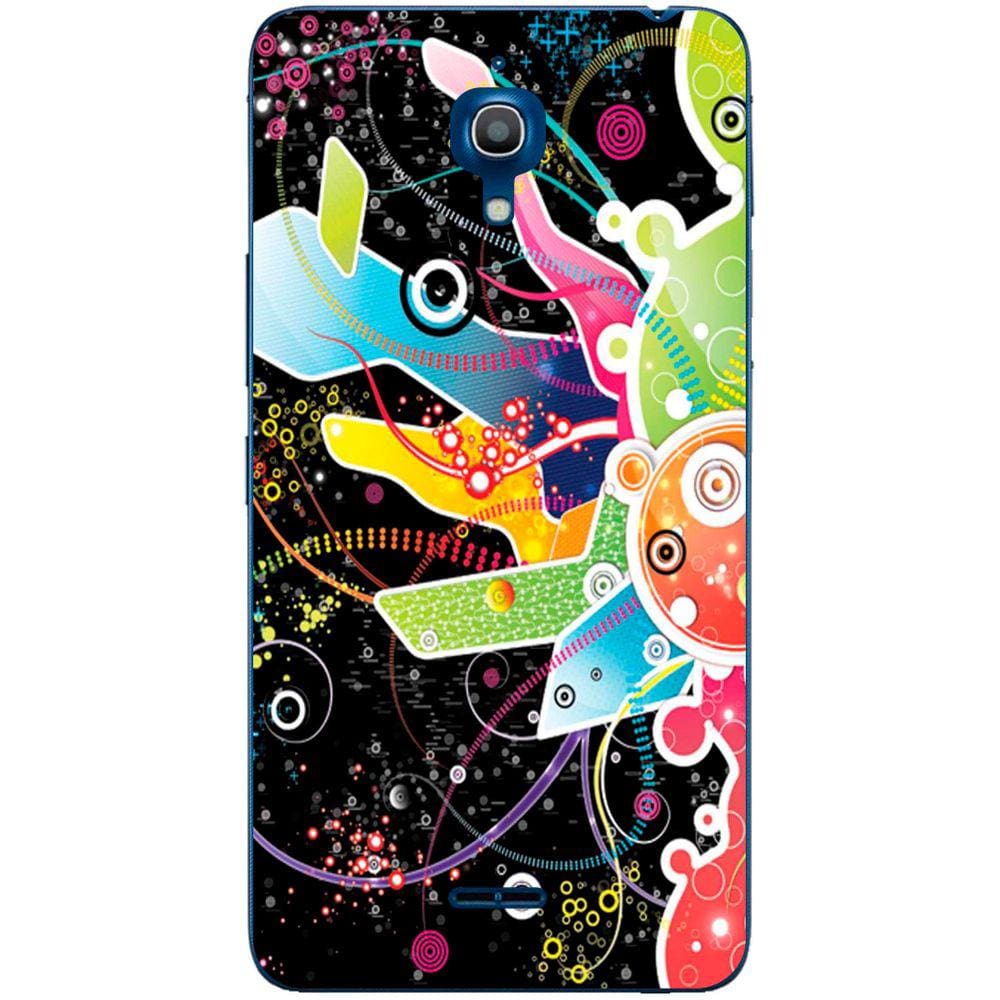 Capa Adesivo Skin058 Verso Para Alcatel A2 XL 2017
