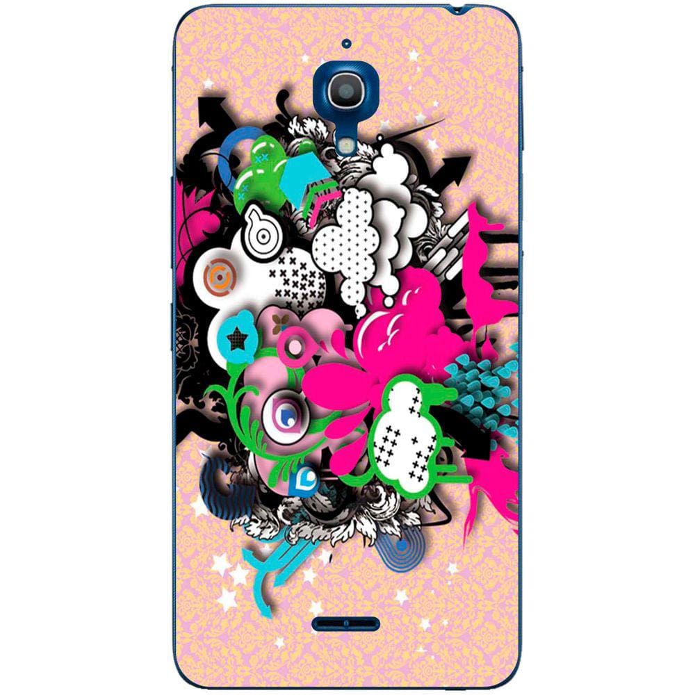 Capa Adesivo Skin104 Verso Para Alcatel A2 XL 2017