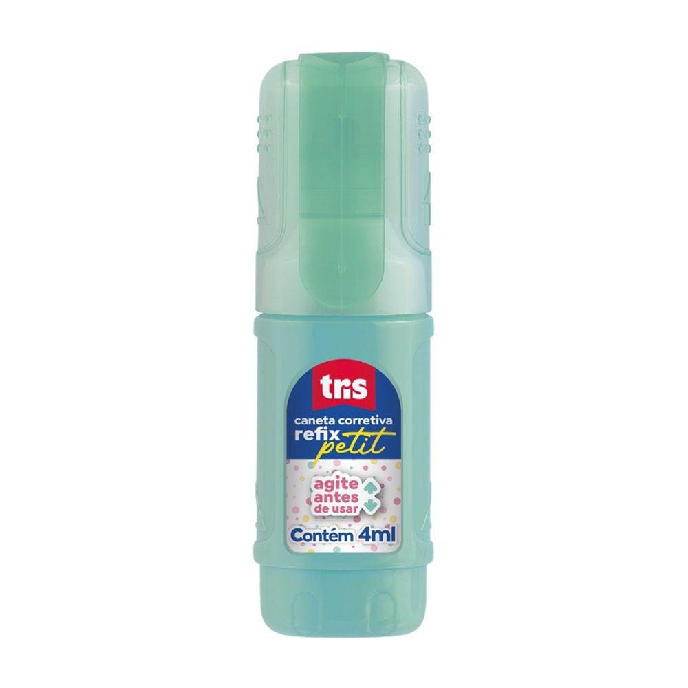 Corretivo Liquido em Caneta Mini 4ml Petit Tom Pastel Tris | Corretiva | Escolar | Escritório