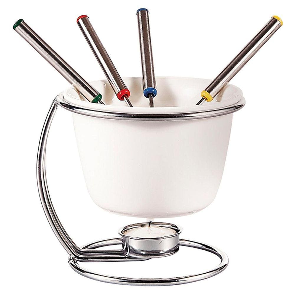 Conjunto para Fondue New 7 Peças Branco Hauskraft