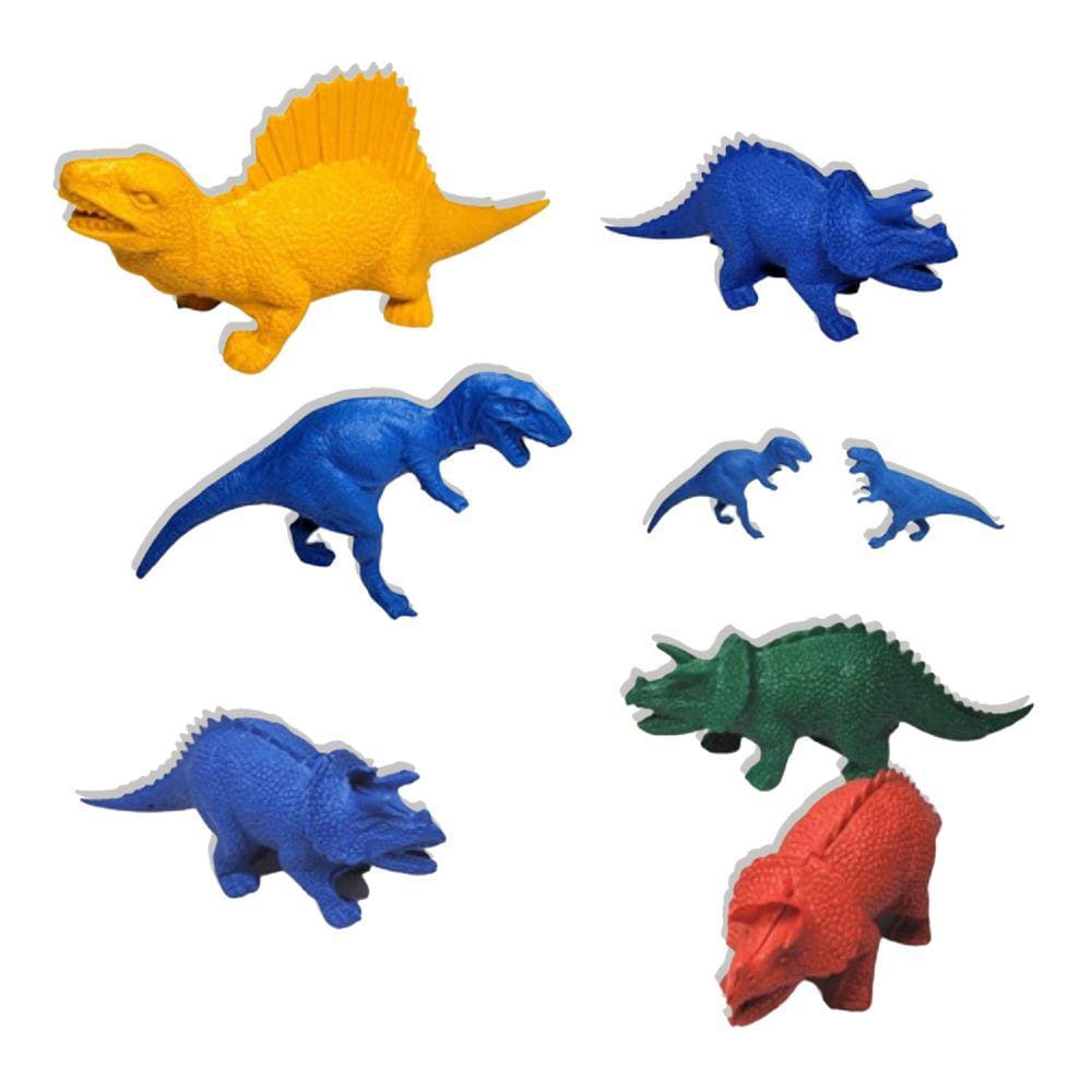Miniatura de Brinquedo Dinossauros - 10 Unidades