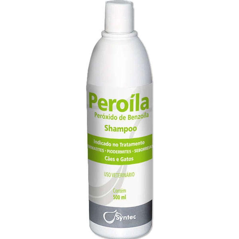 Shampoo Dermatológico Syntec Peroíla Cães e Gatos 500ml