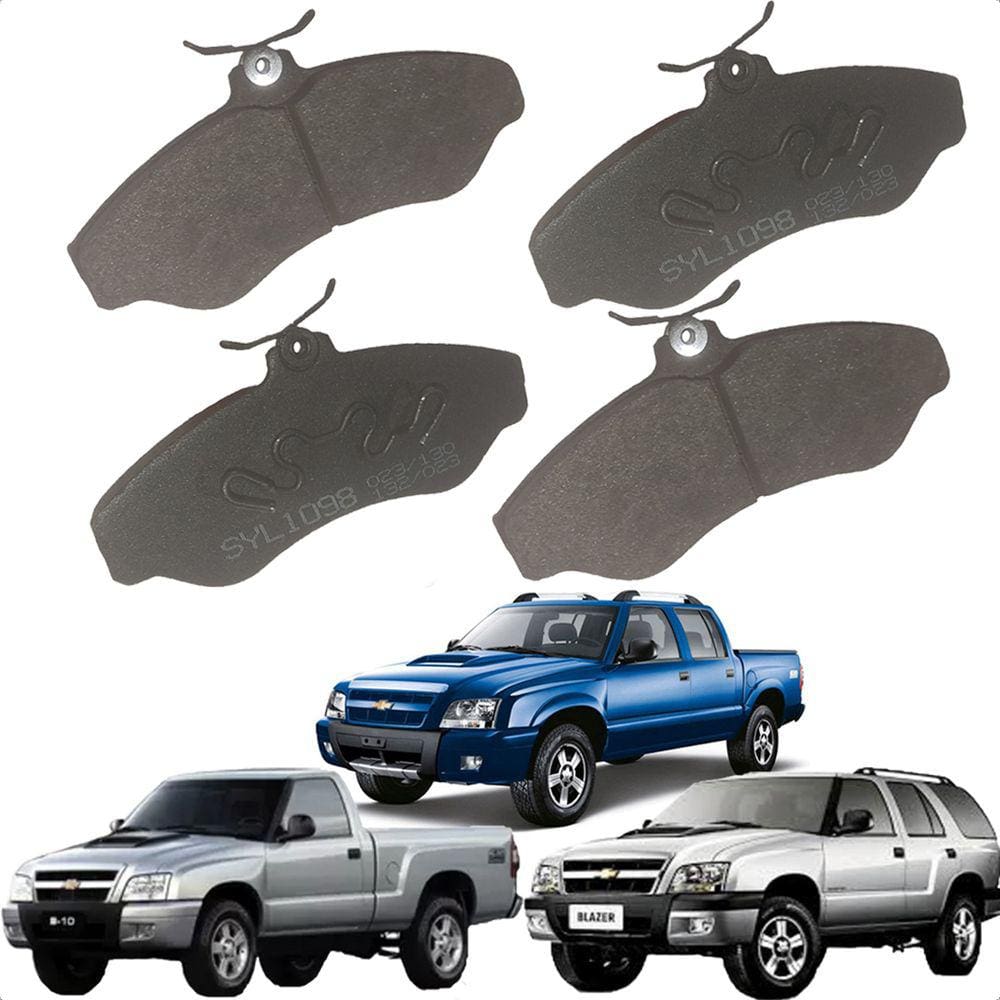 Pastilha De Freio Dianteiro Blazer S10 Toyota Banderante