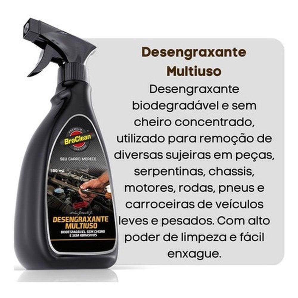Desengraxante 500ml Biodegradável Limpeza Multiuso Autos Cas