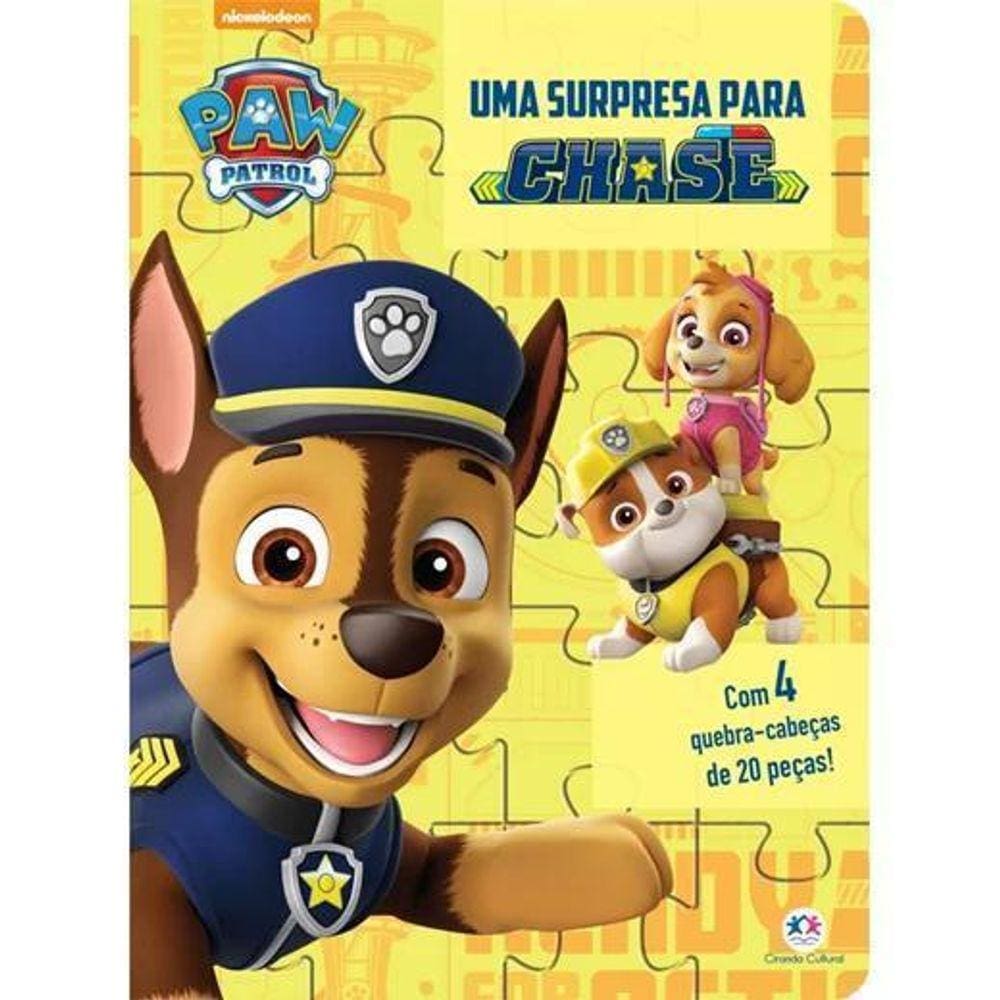 Livro Patrulha Canina Uma Surpresa Para Chase