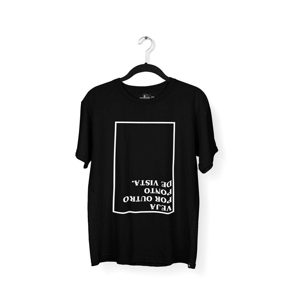 Camiseta Masculina Veja Por Outro . de Vista Preta