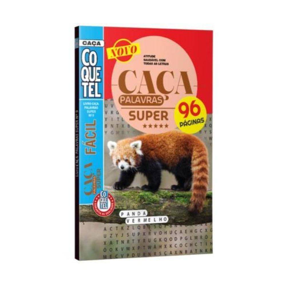 Livro Coquetel Caça-palavras nível fácil Ed 52