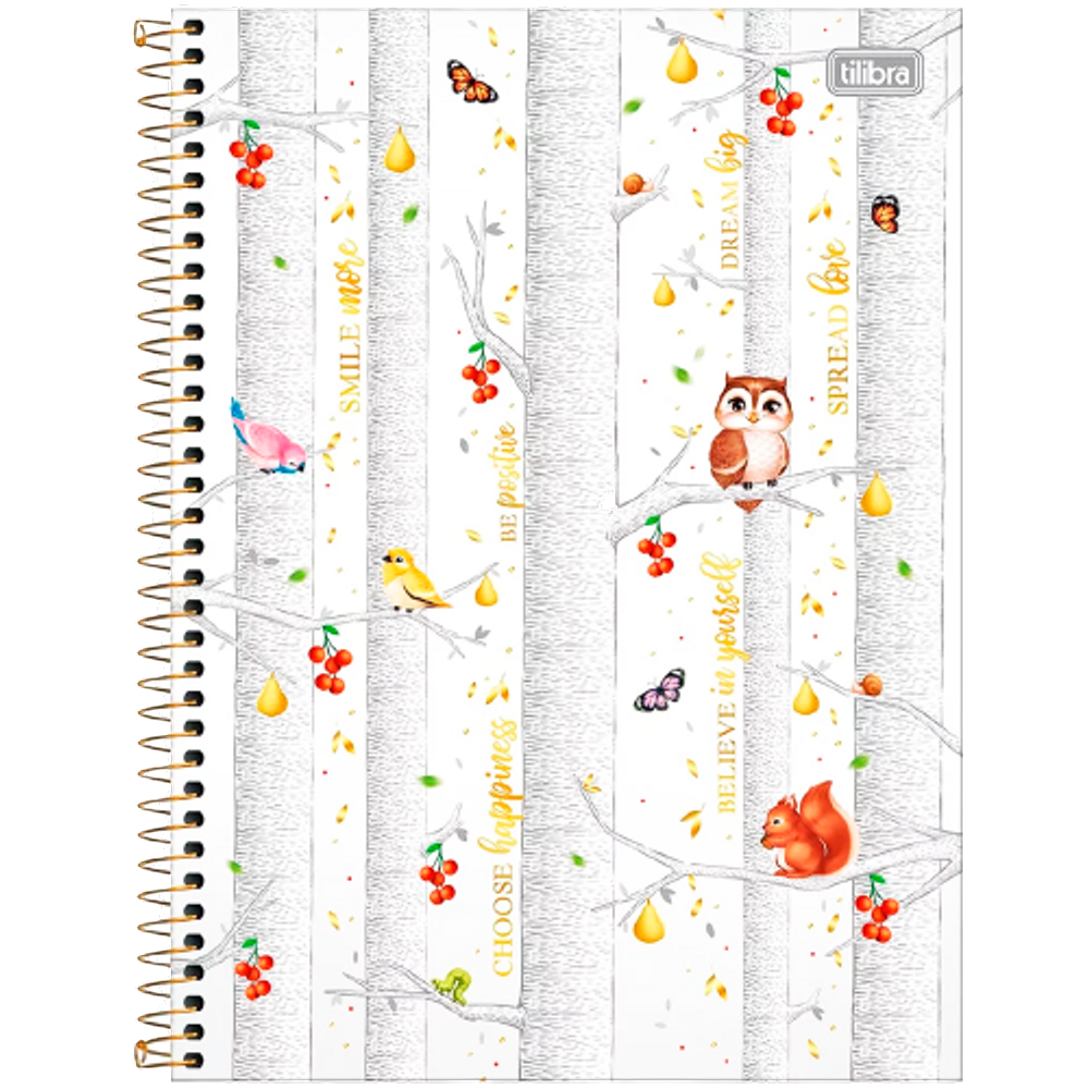 Caderno Universitário 1 Matéria Tilibra Loveland Bosque