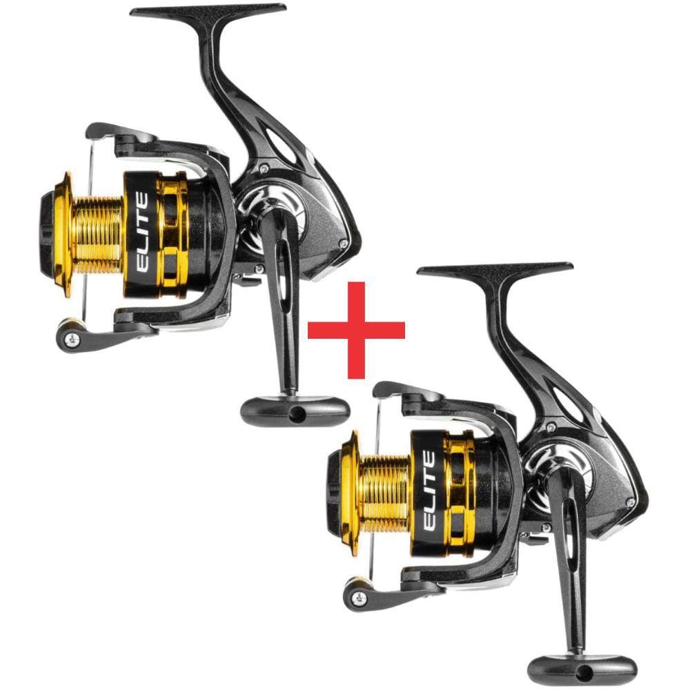 Kit 2 Molinete Marine Sports Elite 6000 FD 4.1:1 Gold
