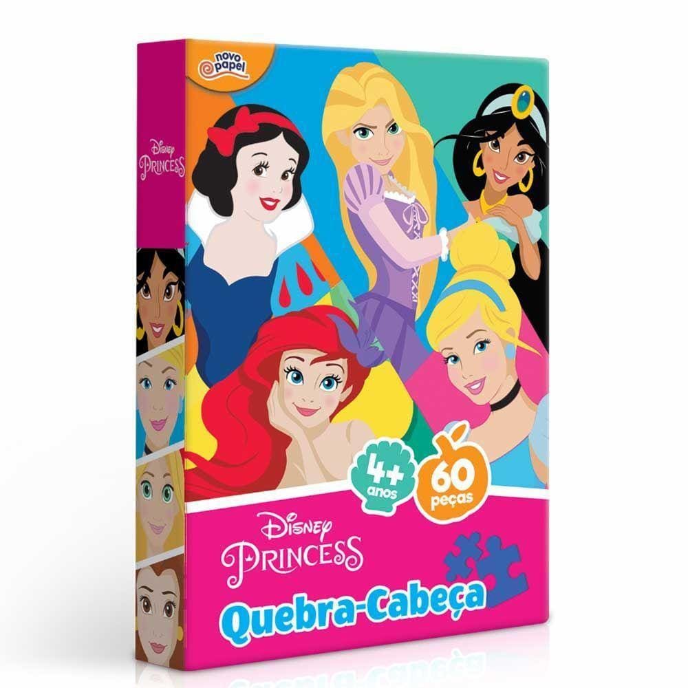 Princesas - Quebra-cabeça - 100 peças Metalizado - Toyster