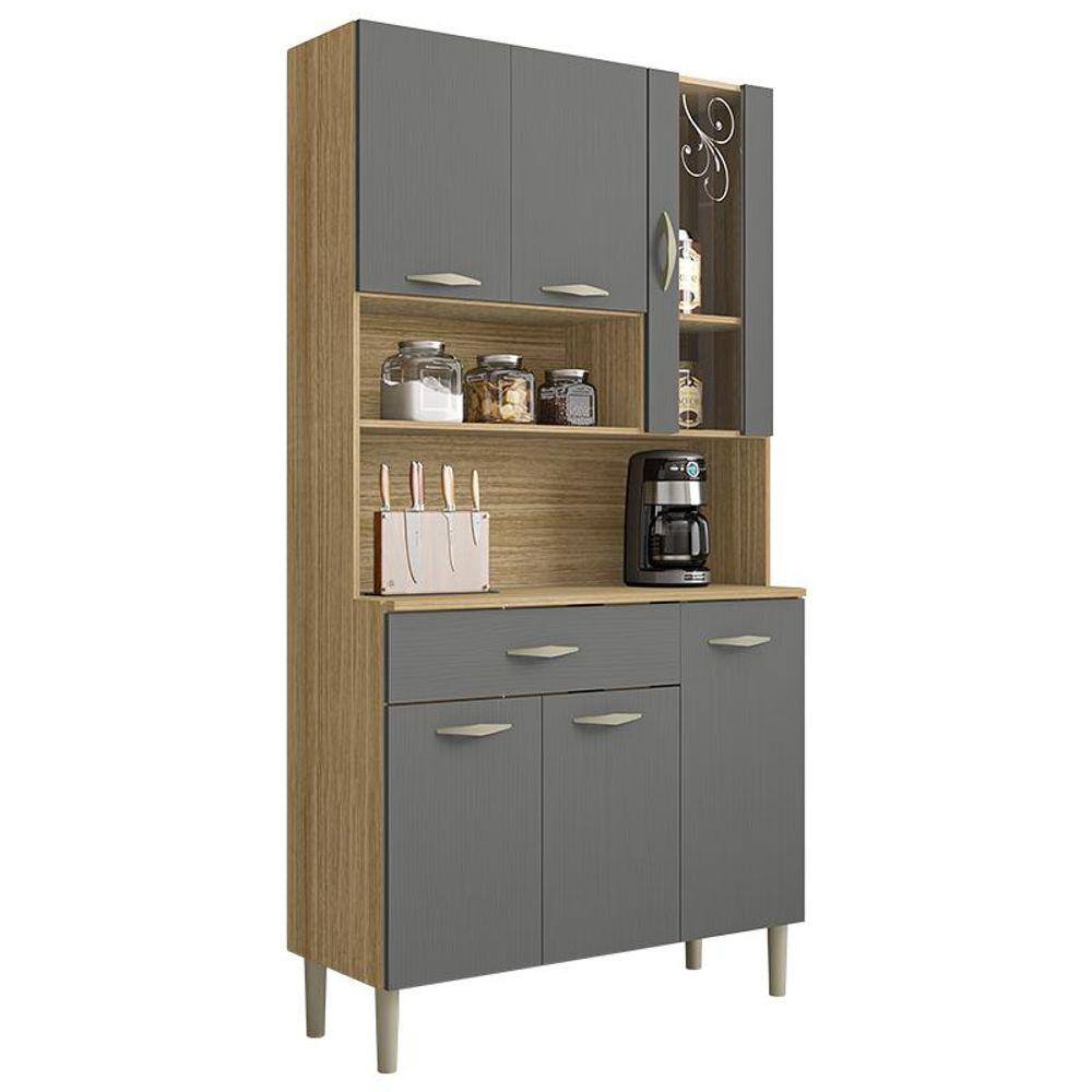 Armário Cozinha Golden 6 Portas e 1 Gaveta