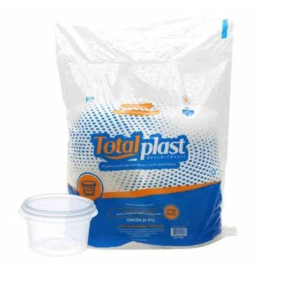 Pote Redondo Freezer E Micro-ondas 1000ml Totalplast C/24 Un