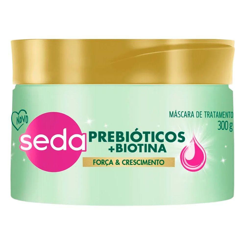 Máscara Capilar Seda Prebióticos + Biotina 300g