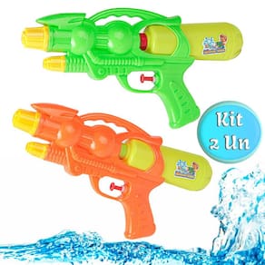 Kit 2 armas revolver de brinquedo infantil pistola para brincadeiras de  criança