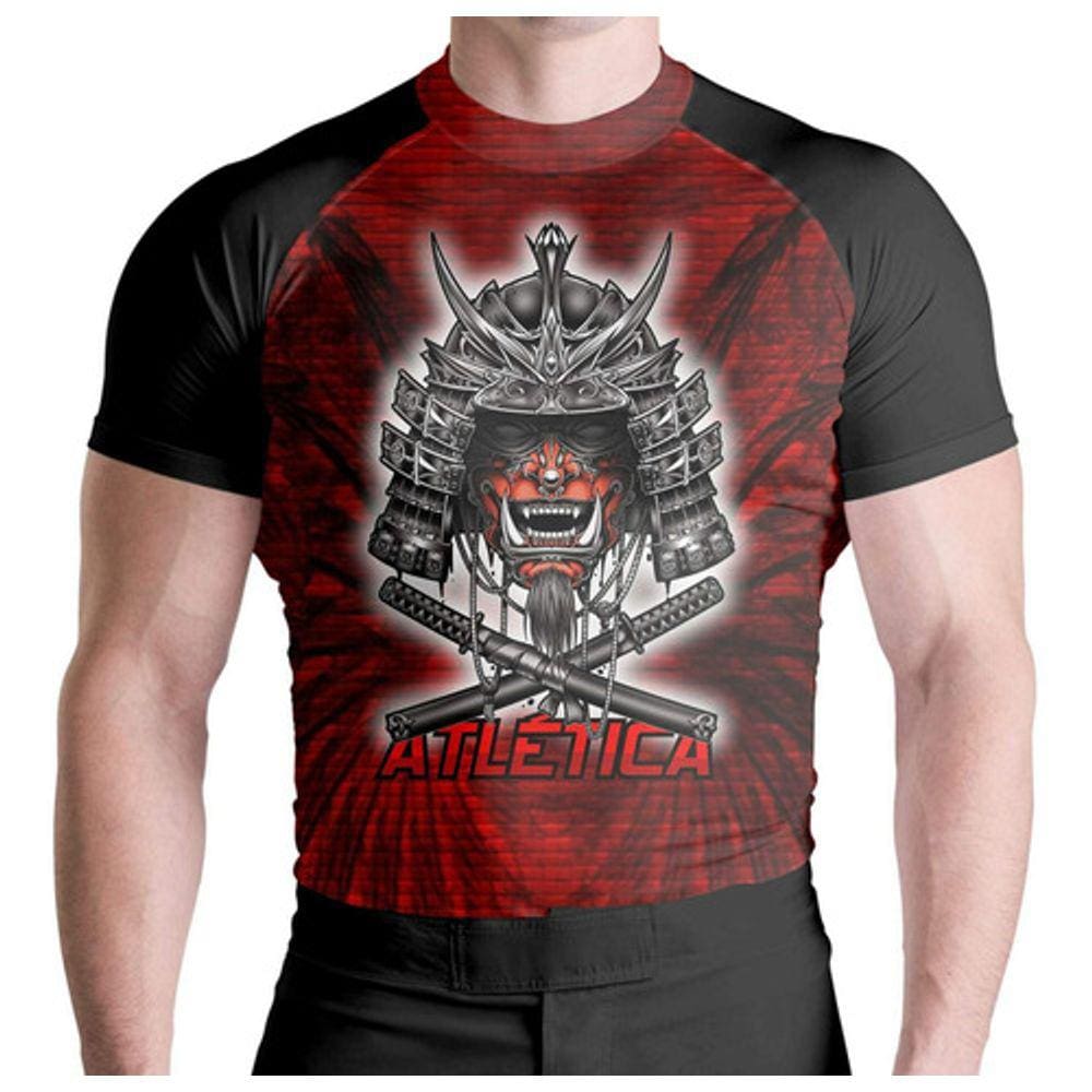 Rash Guard Samurai Red MC Atlética Esportes