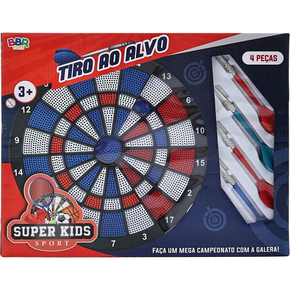 Jogo de Dardos Profissional Tiro Ao Alvo Dupla Face Tabuleiro 40cm