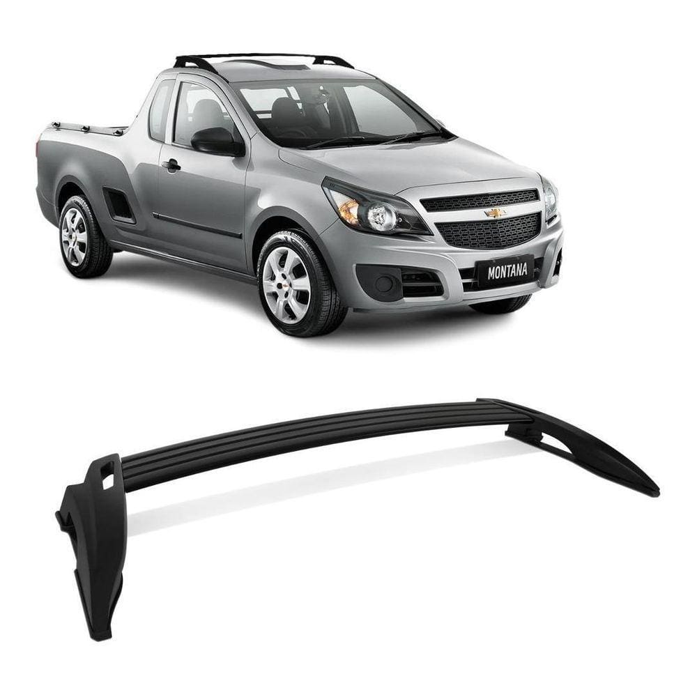 Rack Teto Gm Montana 2011 Em Diante Modelo Preto Preto