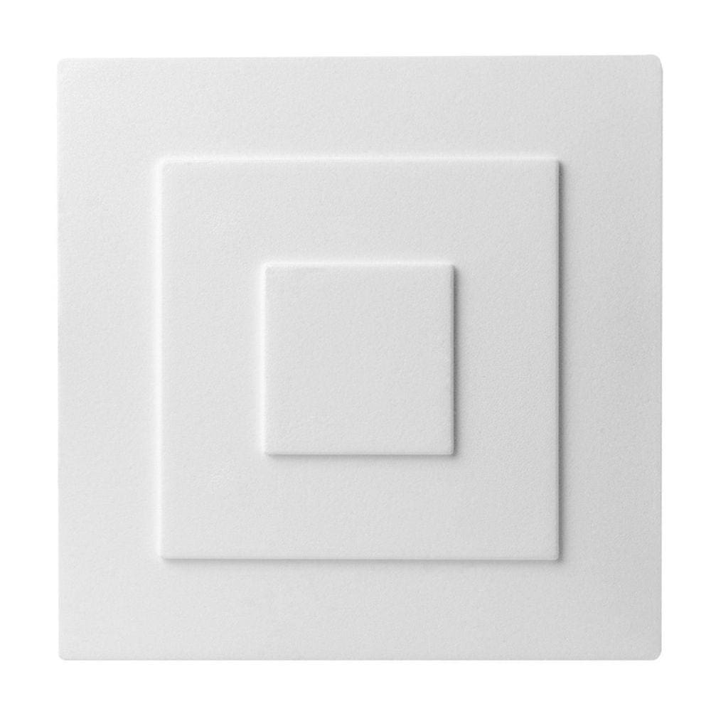 Roseta Decorativa Poliestireno Heike Branco