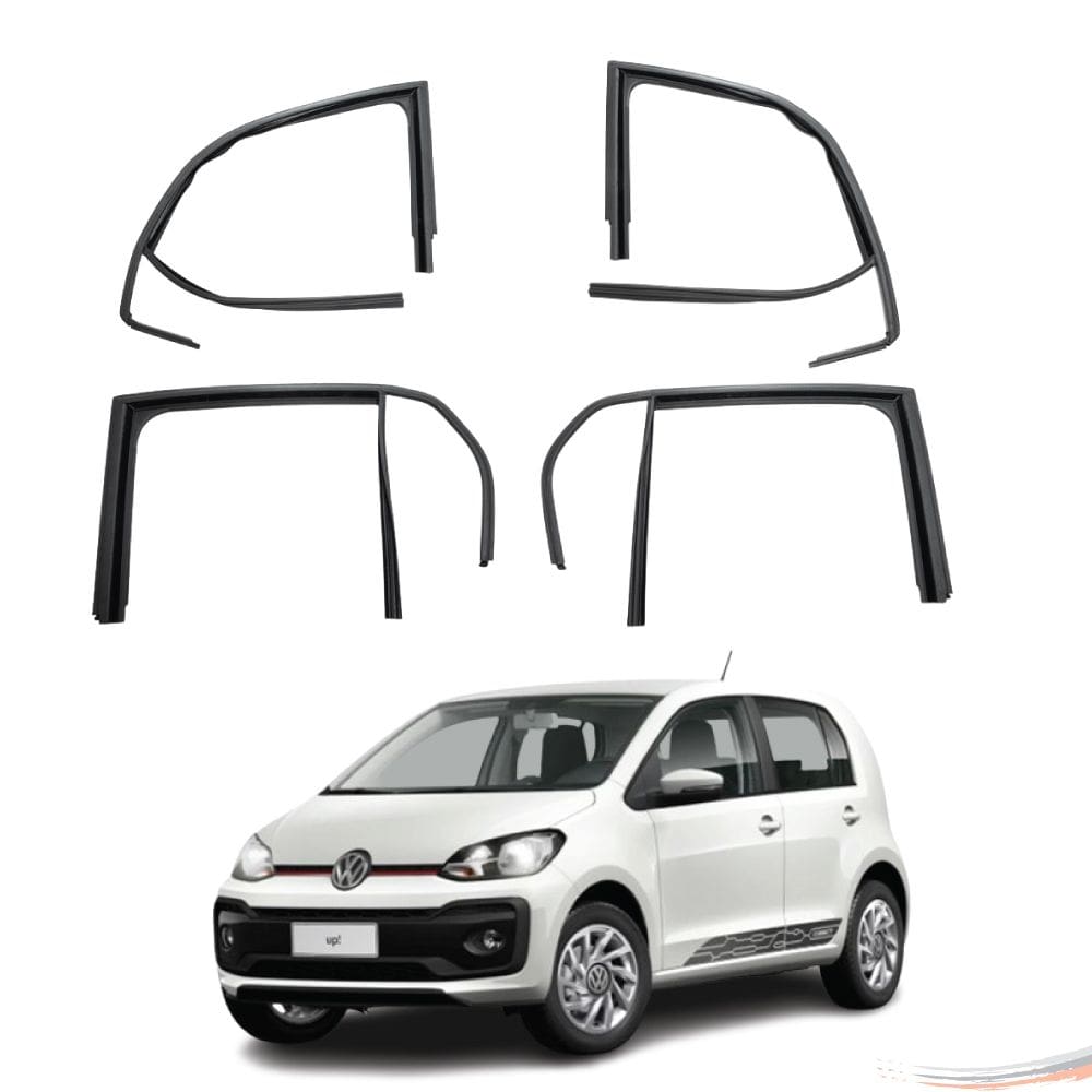 Kit Completo 4 Canaletas Vidro Volkswagen UP Após 2014