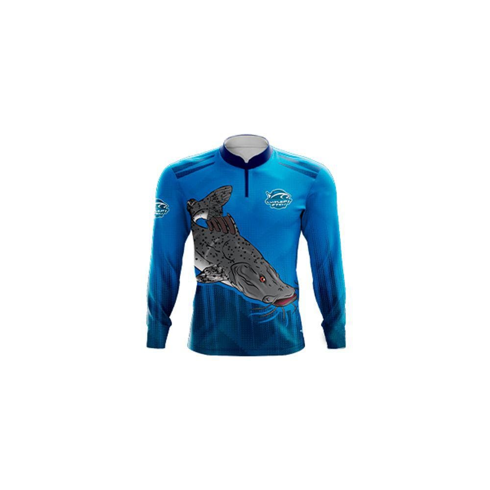 Camiseta de Pesca Concept Fish com Proteção UV do Infantil ao Adulto X3 Pintado
