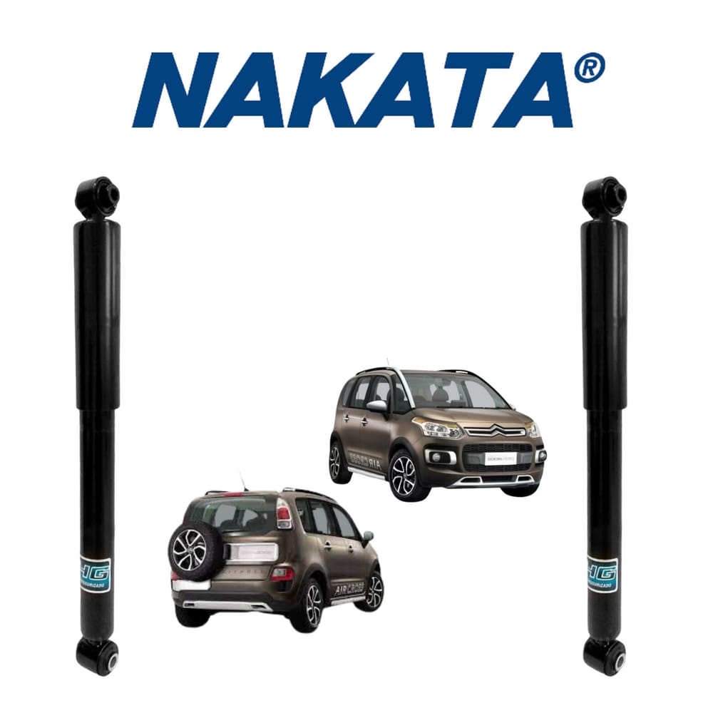 Par Amortecedor Citroen Aircross 2011 A 2020 Traseiro Nakata