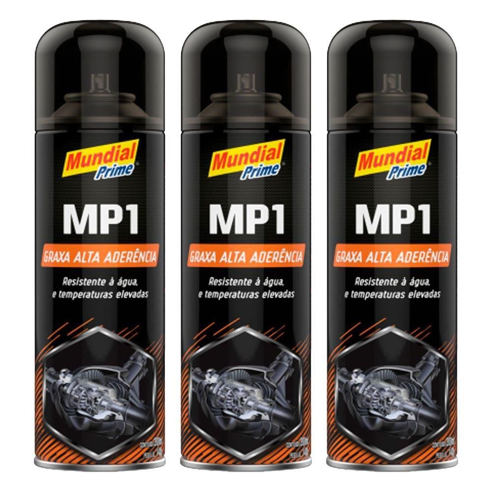 Graxa Spray Alta Aderencia MP1 250ml 03 Uni MUNDIAL PRIME