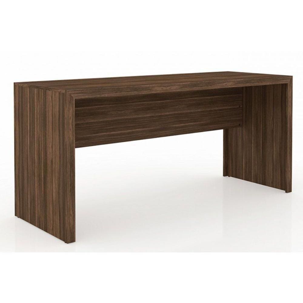 Mesa Secretária Escritório Me4109 Amêndoa - Tecno Mobili