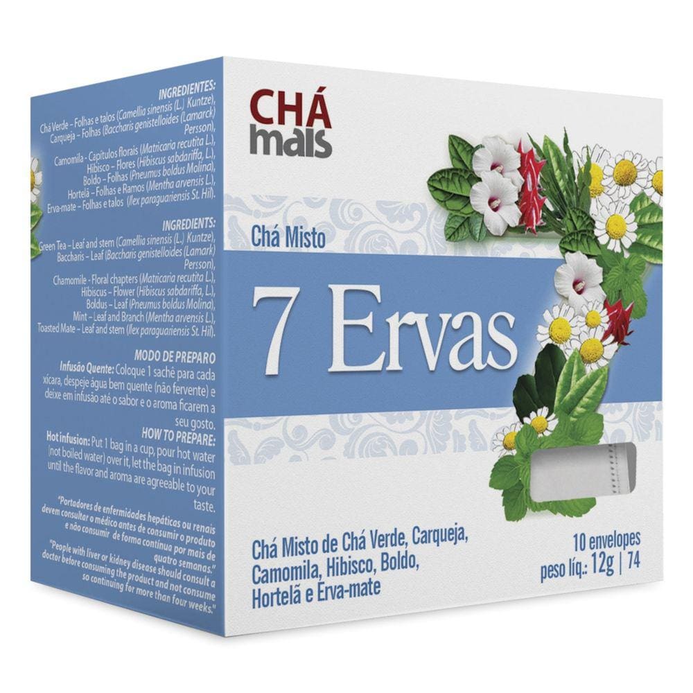 Chá 7 Ervas Cx10 Sachês de 1,2g