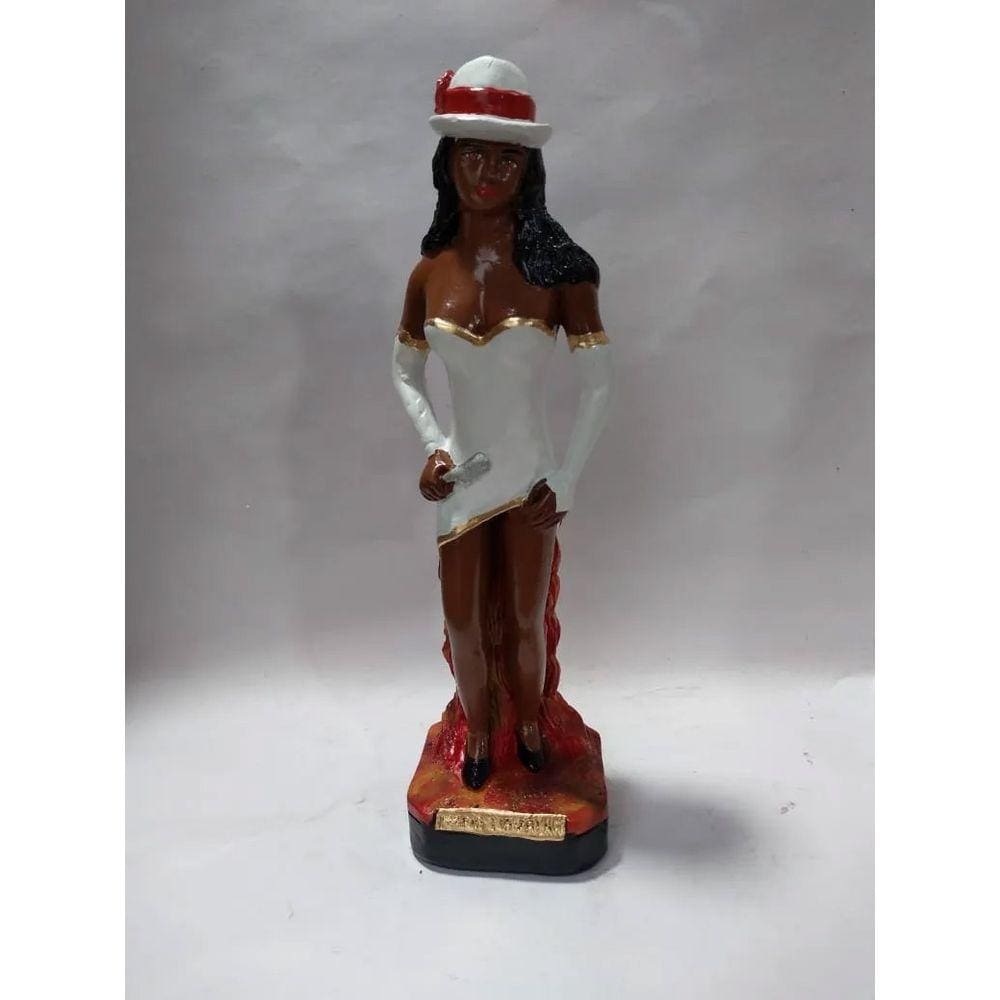 Imagem Malandra (maria Navalha) Escultura Gesso Estatua 40 cm