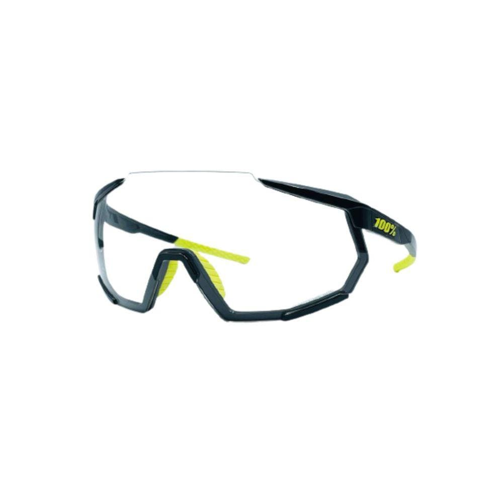 Óculos Ciclsmo 100% Racetrap 3.0 Preto Brilh. Photochromic